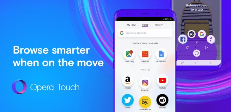 opera touch browser