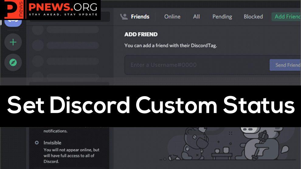 Set discord custom status
