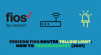 How to fix yellow light on Verizon router ?