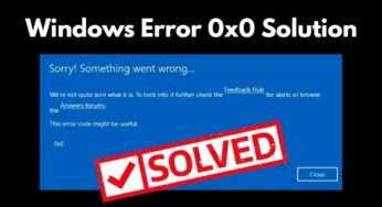 0x0 0x0 Error Code in Windows? Ways to Fix this Error?