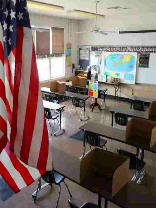 lockdown was imposed at Sling School in Washingtona, America