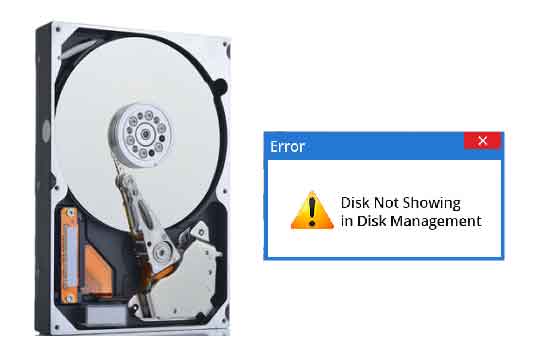 Hard Disk is not showing in Disk Management